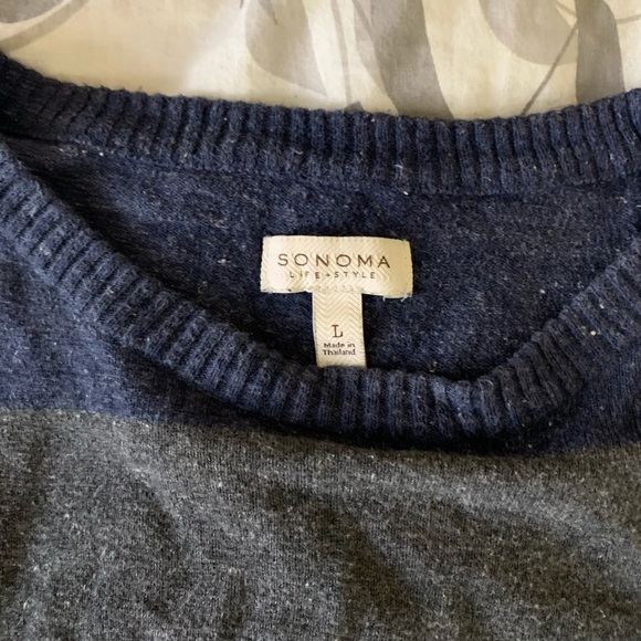 SONOMA MENS STRIPED SWEATER - Picture 4 of 4